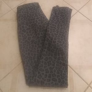 Cheetah skinny jeans